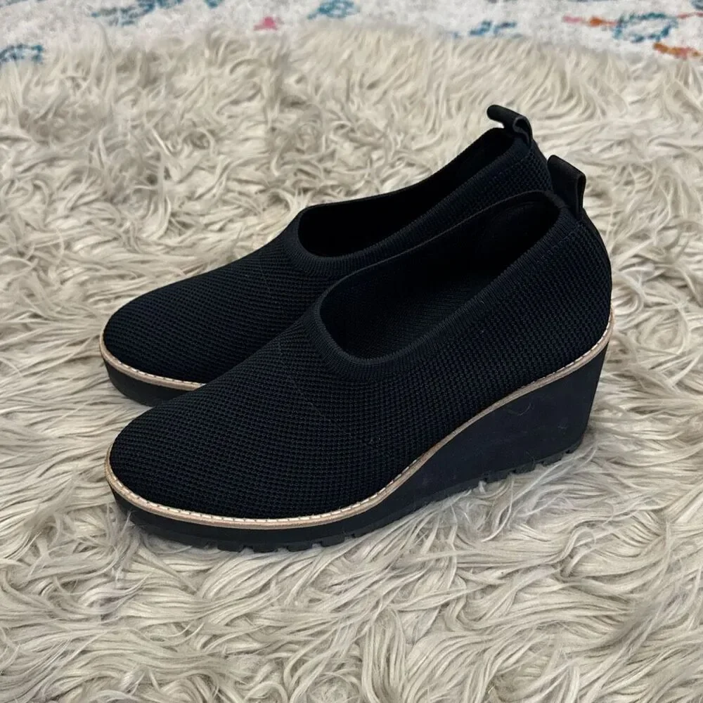 EILEEN FISHER Margie Wedge Pumps 9.5